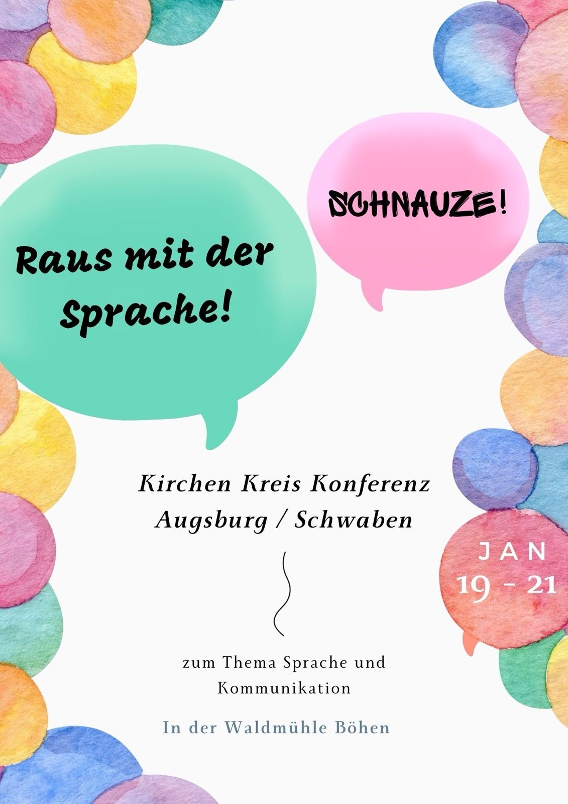 Kirchenkreiskonferenz Augsburg/Schwaben