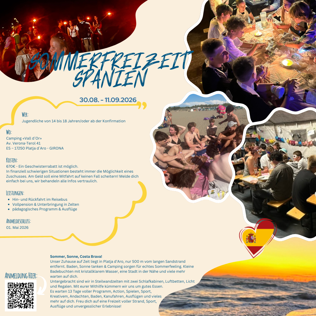 Sommerfreizeit Spanien